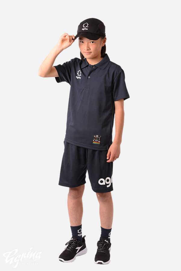 ジュニアグランデ半袖ポロシャツ Navy