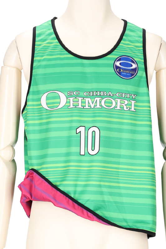 大森SCグリーン 2023 FP 練習着 ビブス完成画像
