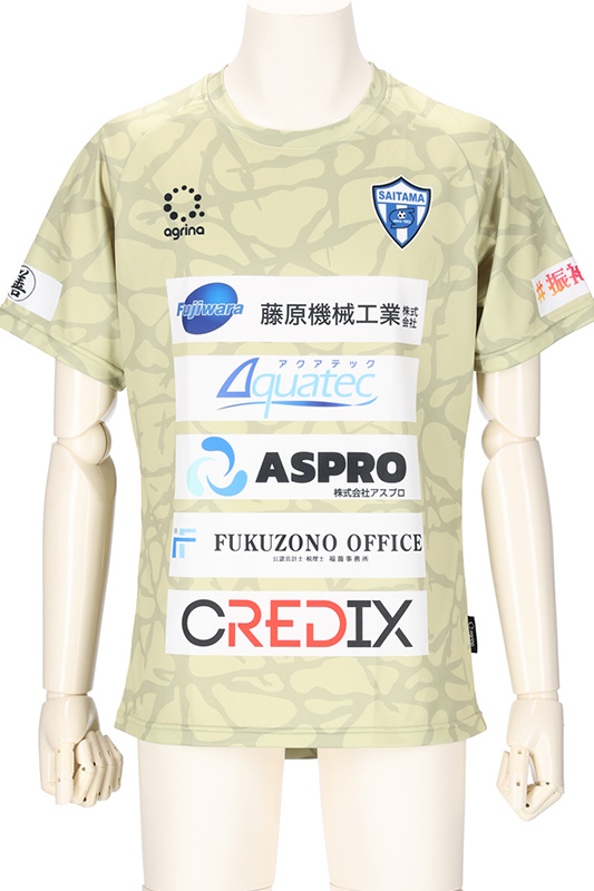 さいたまSC 2025 FP 練習着 半袖Tシャツ完成画像