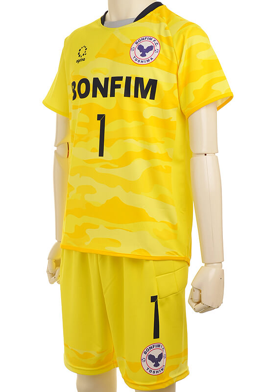 ボンフィン U15 GK イエロー完成画像