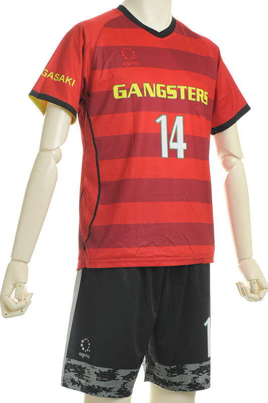 尼崎GANGSTERS FP HOME リバーシブルユニフォーム完成画像