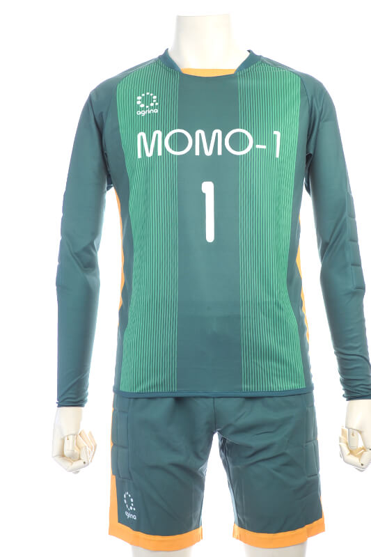 桃一サッカークラブ GK HOME 半袖ユニフォーム完成画像