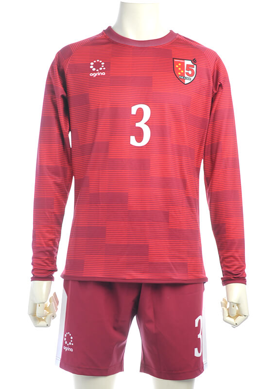 Five A Side FP HOME 長袖ユニフォーム完成画像
