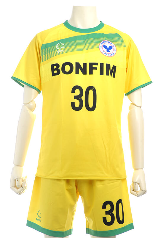 ボンフィンFC豊島U-15 GK AWAY 半袖ユニフォーム完成画像