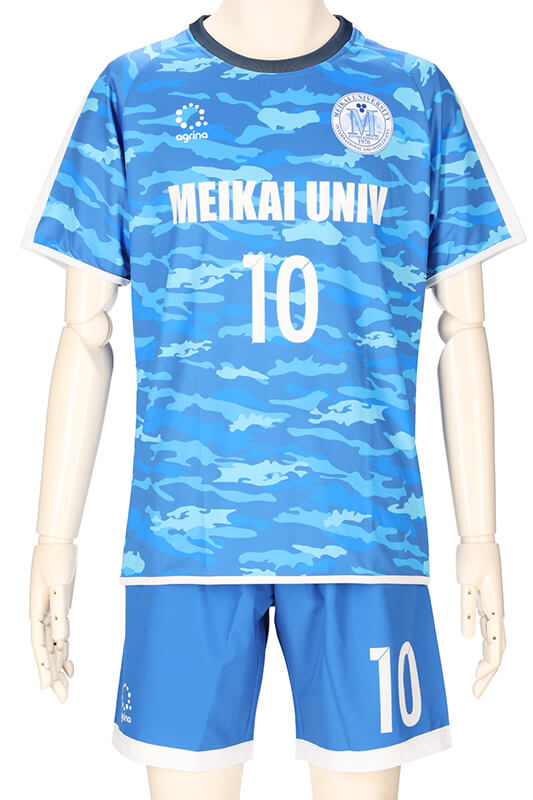 明海大学女子サッカー ユニフォーム完成画像