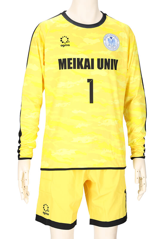 明海大学女子サッカー GK HOME 長袖ユニフォーム完成画像