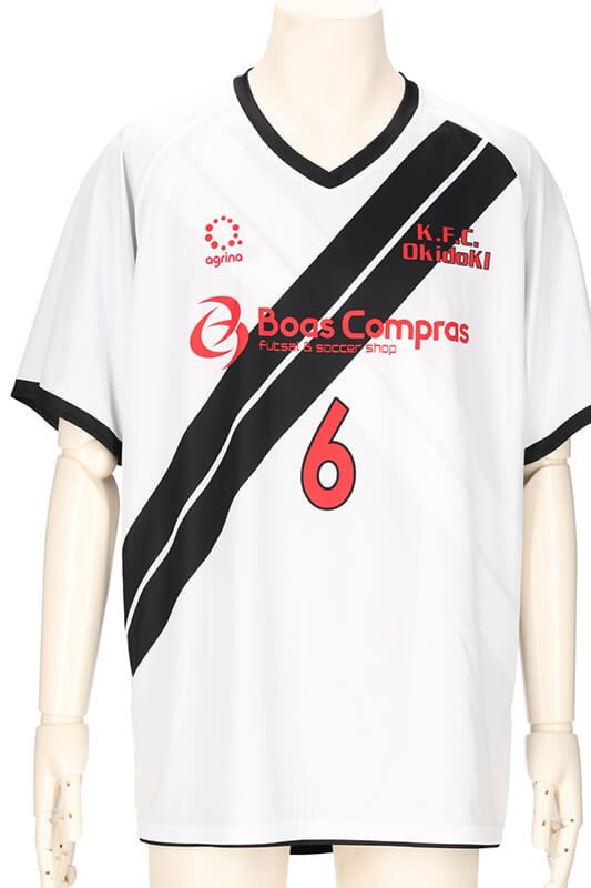K.F.C.OkidoKI FP AWAY 半袖ユニフォーム完成画像