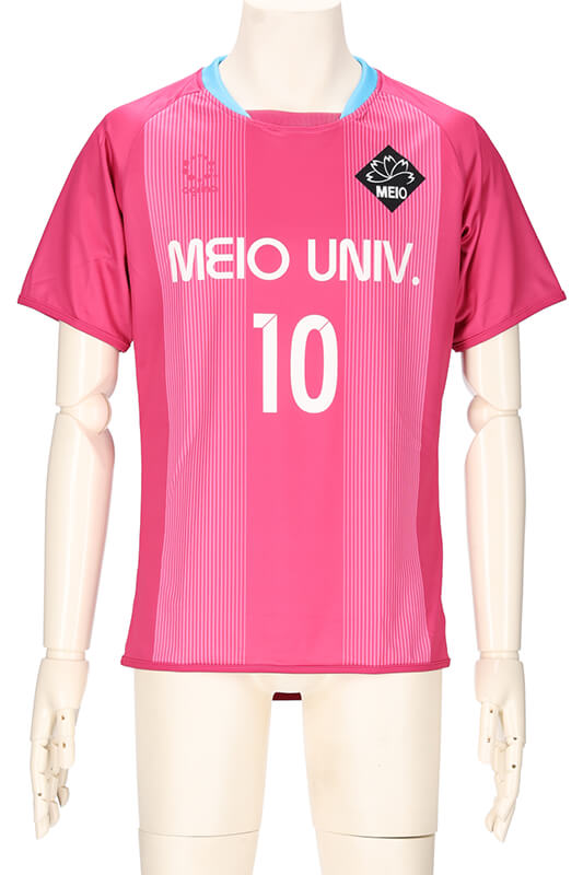 名桜大学女子サッカー部 FP AWAY 半袖ユニフォーム完成画像