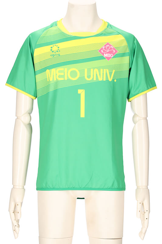 名桜大学女子サッカー部 GK HOME 半袖ユニフォーム完成画像