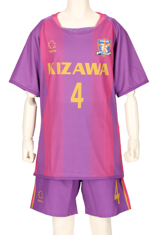 戸田喜沢サッカースポーツ少年団 FP HOME 半袖ユニフォーム完成画像