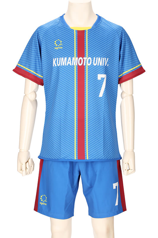 熊本大学フットサル部 FP HOME 半袖ユニフォーム完成画像