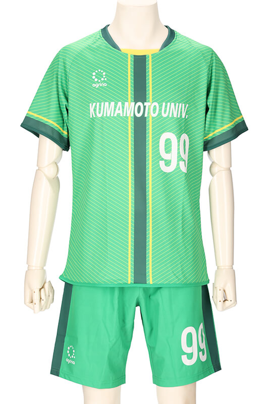 熊本大学フットサル部 GK HOME 半袖ユニフォーム完成画像