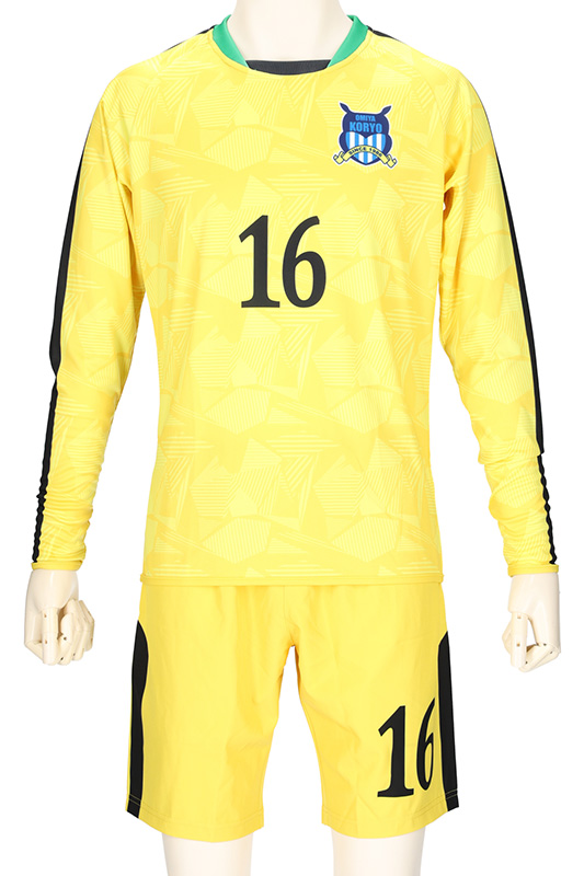 大宮光陵高校女子サッカー部 2025 GK HOME 長袖ユニフォーム完成画像