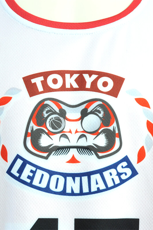 TOKYO LEDONIARS 2022 フルオーダー リバーシブル バスケユニフォーム画像３