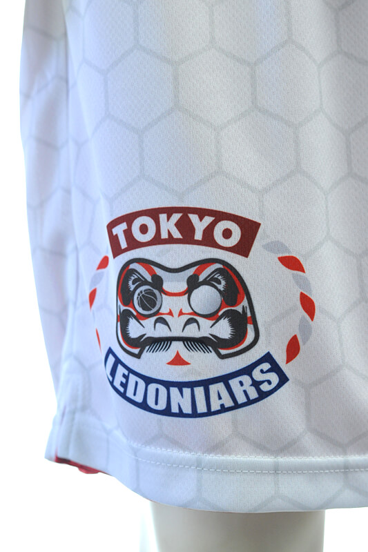 TOKYO LEDONIARS 2022 フルオーダー リバーシブル バスケユニフォーム画像４