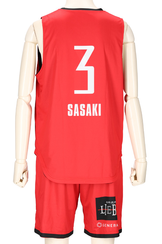 TOKYO LEDONIARS赤 2023 FP リバーシブル バスケユニフォーム画像3