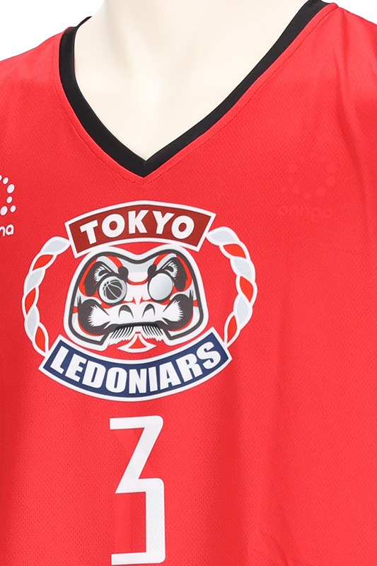 TOKYO LEDONIARS赤 2023 FP リバーシブル バスケユニフォーム画像5
