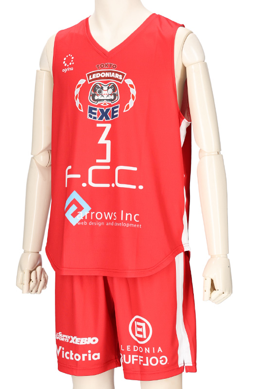 TOKYO LEDONIARS濃色 2023 FP AWAY フルオーダー バスケユニフォーム画像1