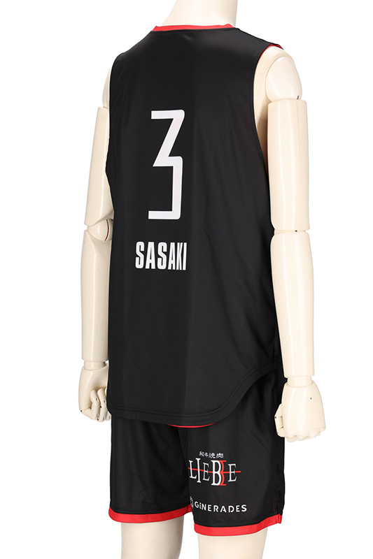 TOKYO LEDONIARS黒 2023 FP リバーシブル バスケユニフォーム画像2