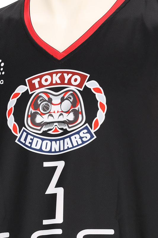 TOKYO LEDONIARS黒 2023 FP リバーシブル バスケユニフォーム画像5