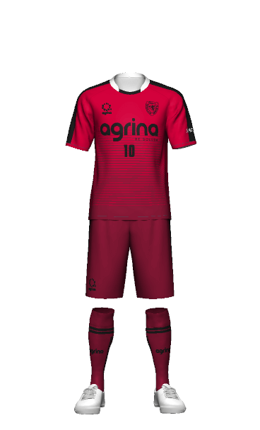 FC北陸U-18 GK AWAY 半袖Tシャツ 3Dシミュレーター画像