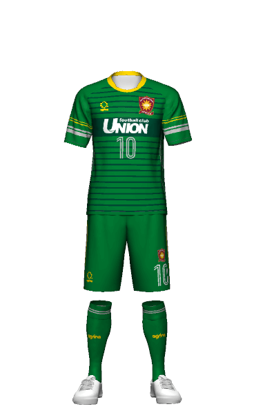 埼玉県ジュニアユース UNION FP Away 3Dシミュレーター画像