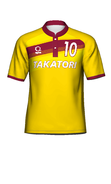 高取中学校サッカー部　GK AWAY 3Dシミュレーター画像