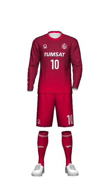 TUMSAT GK AWAY 長袖ユニフォーム 3Dシミュレーター画像