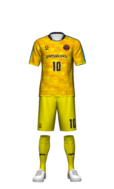 山村国際高等学校 GKリバーシブル裏 ユニフォーム 3Dシミュレーター画像