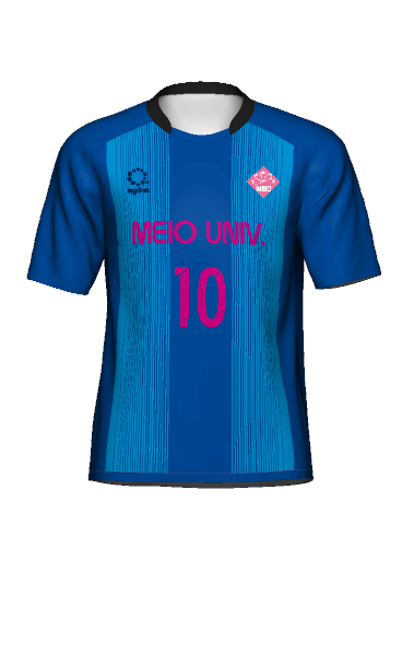 名桜大学女子サッカー部 FP HOME 半袖ユニフォーム 3Dシミュレーター画像