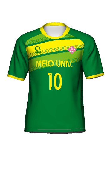 名桜大学女子サッカー部 GK HOME 半袖ユニフォーム 3Dシミュレーター画像