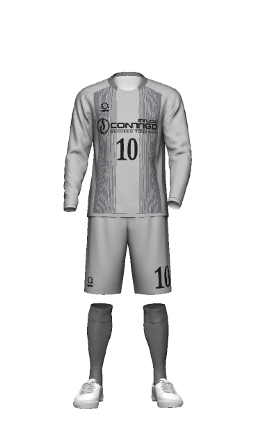 HUMANFOOTBALL FP HOME 半袖ユニフォーム 3Dシミュレーター画像