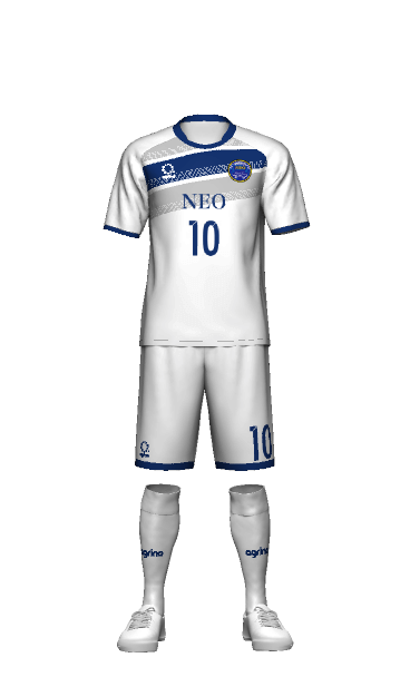 NEO 2023年度 FP AWAY 半袖ユニフォーム 3Dシミュレーター画像