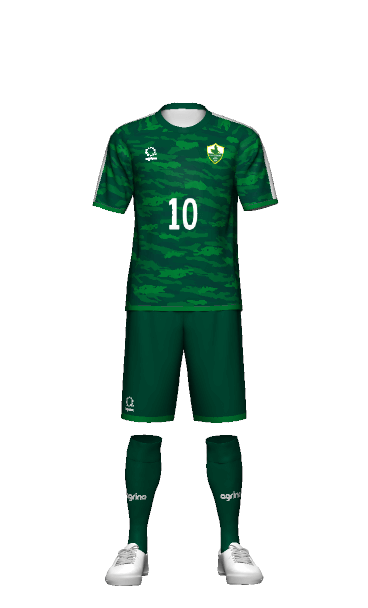 チームニッポン2023 GK AWAY 半袖ユニフォーム 3Dシミュレーター画像