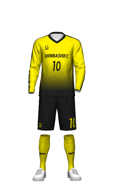SHINBASHIF.C FP HOME 長袖ユニフォーム 3Dシミュレーター画像