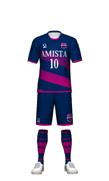 アミスタスポーツクラブ FP HOME 半袖ユニフォーム 3Dシミュレーター画像