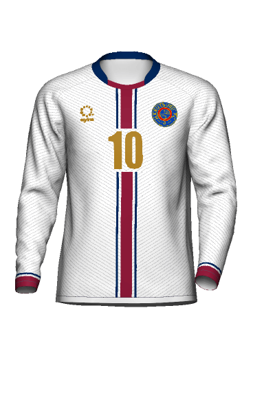 HAKUTSURU FC GK HOME 長袖ユニフォーム 3Dシミュレーター画像