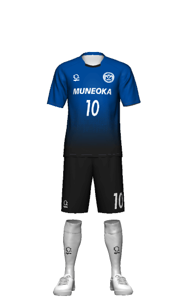 FC宗岡 2023年度 FP HOME 半袖ユニフォーム 3Dシミュレーター画像
