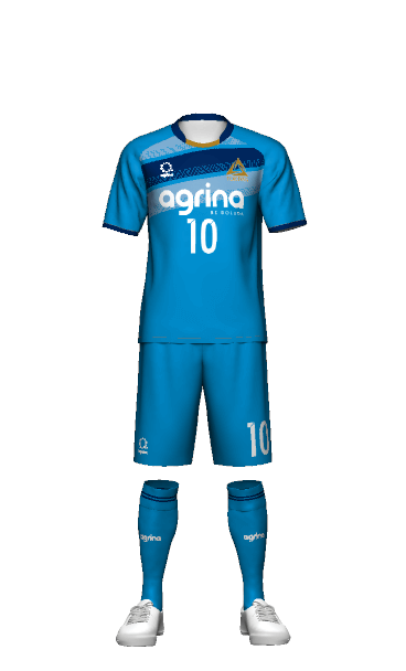 常磐大学 GK AWAY 半袖ユニフォーム 3Dシミュレーター画像