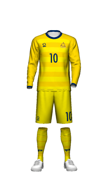 常磐大学 GK AWAY 長袖ユニフォーム 3Dシミュレーター画像