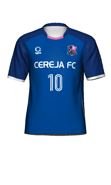 CEREJA FC FP AWAY 半袖ユニフォーム 3Dシミュレーター画像