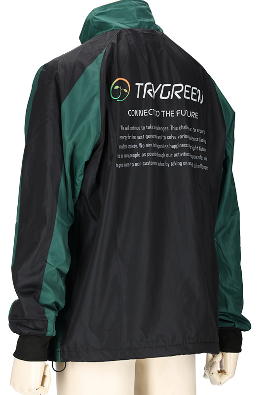 TRYGREEN株式会社 2023 移動着 ウインドブレーカー画像2