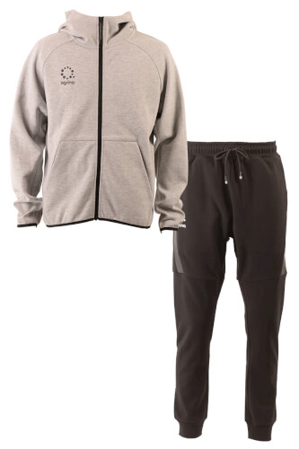 ディアリオアーバンフーディー上下セット M.Gray + Black