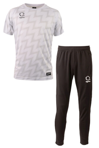 ラヤグラプラクティスシャツ上下セット White + Black