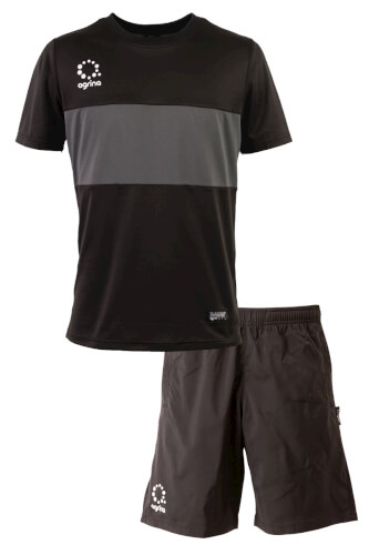 コンベルティトレーニングシャツ上下セット Black