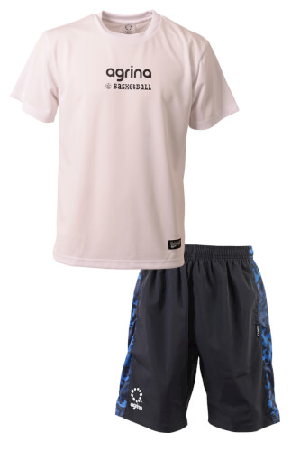 バロンセスタトレーニングTシャツ上下セット White + Navy