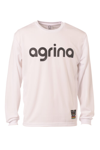 agrina グランデロングスリーブプラクティスシャツ White