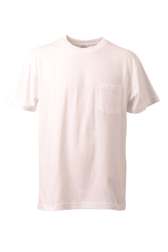 ベラノポケット付きコットンTシャツ White