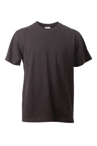 ベラノポケット付きコットンTシャツ Black