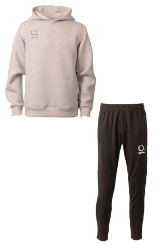 Premiumコティドライスウェット上下セット M.Gray + Black